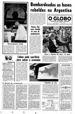 21 de Dezembro de 1975, Primeira Página, página 1
