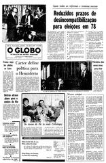 15 de Abril de 1977, Primeira Página, página 1