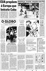 29 de Maio de 1978, Primeira Página, página 1