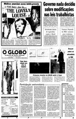 27 de Julho de 1978, Primeira Página, página 1