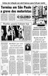 05 de Maio de 1979, Primeira Página, página 1