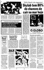 11 de Julho de 1979, Primeira Página, página 1