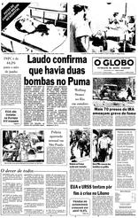 06 de Maio de 1981, Primeira Página, página 1