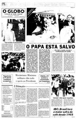 14 de Maio de 1981, Primeira Página, página 1