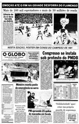 07 de Dezembro de 1981, Primeira Página, página 1