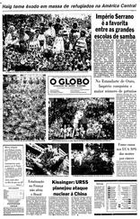 24 de Fevereiro de 1982, Primeira Página, página 1
