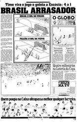 19 de Junho de 1982, Esportes, página 1