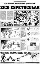 24 de Junho de 1982, Esportes, página 1