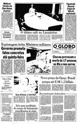 15 de Março de 1983, Primeira Página, página 1