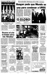 04 de Setembro de 1983, Primeira Página, página 1