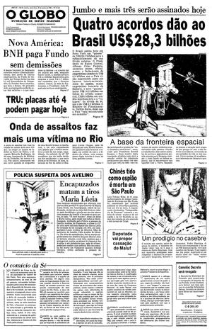 Página 1 - Edição de 27 de Janeiro de 1984