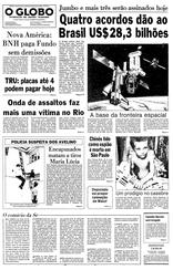 27 de Janeiro de 1984, Primeira Página, página 1