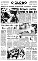 28 de Agosto de 1984, Rio, página 1