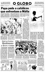 06 de Outubro de 1984, Primeira Página, página 1