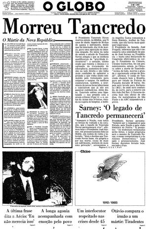 Página 1 - Edição de 22 de Abril de 1985