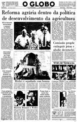 11 de Outubro de 1985, Primeira Página, página 1