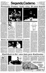 04 de Novembro de 1985, Segundo Caderno, página 1