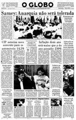 20 de Dezembro de 1985, Primeira Página, página 1