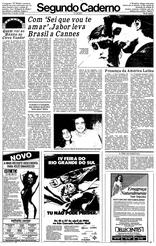 17 de Abril de 1986, Segundo Caderno, página 1