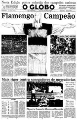11 de Agosto de 1986, Primeira Página, página 1
