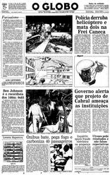 31 de Agosto de 1987, Primeira Página, página 1
