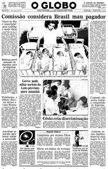 04 de Novembro de 1987, Primeira Página, página 1