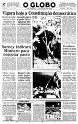 05 de Outubro de 1988, Primeira Página, página 1