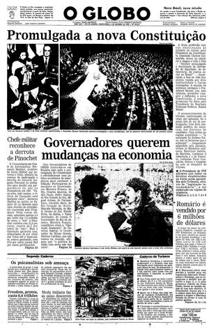 Página 1 - Edição de 06 de Outubro de 1988