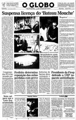 03 de Janeiro de 1989, Primeira Página, página 1