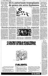 21 de Janeiro de 1989, O Mundo, página 18