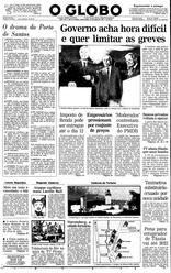 27 de Abril de 1989, Primeira Página, página 1
