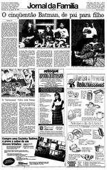 27 de Agosto de 1989, Jornal da Família, página 1