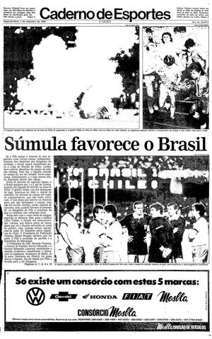 Página 1 - Edição de 04 de Setembro de 1989