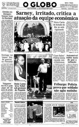 06 de Outubro de 1989, Primeira Página, página 1