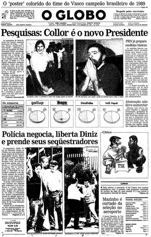 Página 1 - Edição de 18 de Dezembro de 1989