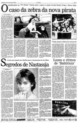 16 de Fevereiro de 1990, Segundo Caderno, página 3