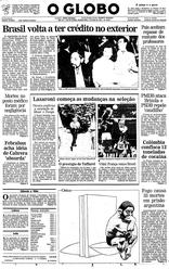 07 de Maio de 1990, Primeira Página, página 1