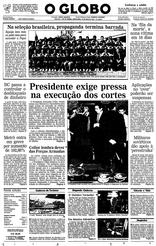 10 de Maio de 1990, Primeira Página, página 1