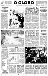 09 de Outubro de 1990, Primeira Página, página 1