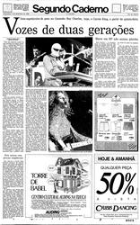 04 de Dezembro de 1990, Segundo Caderno, página 1