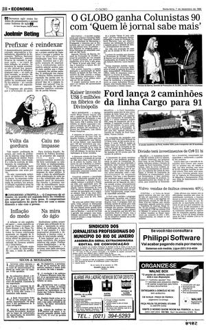 Página 28 - Edição de 07 de Dezembro de 1990