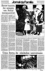 23 de Dezembro de 1990, Jornal da Família, página 1