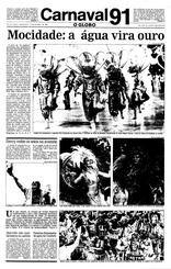 13 de Fevereiro de 1991, Rio, página 1