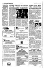 16 de Fevereiro de 1991, Economia, página 22