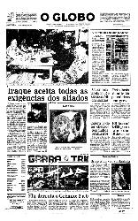 04 de Março de 1991, Primeira Página, página 1