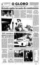 19 de Março de 1991, Primeira Página, página 1