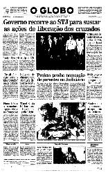 23 de Abril de 1991, Primeira Página, página 1