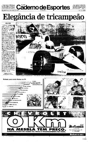 Página 1 - Edição de 21 de Outubro de 1991