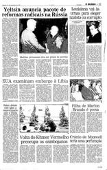 16 de Novembro de 1991, O Mundo, página 21