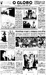 18 de Novembro de 1991, Rio, página 1